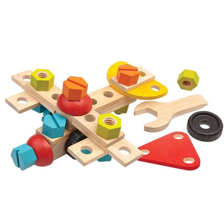 Plan Toys: zestaw konstrukcyjny Śruby 40 el. - Noski Noski