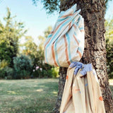 Play&Go: plażowy worek na zabawki Outdoor Paski Pastel - Noski Noski