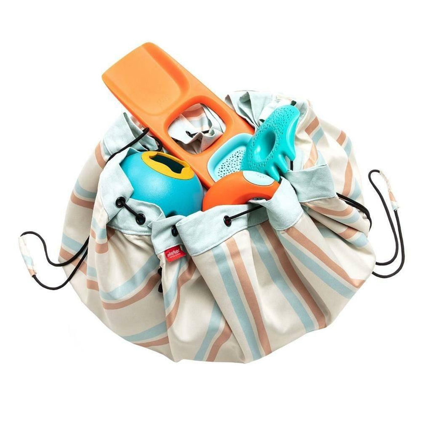 Play&Go: plażowy worek na zabawki Outdoor Paski Pastel - Noski Noski