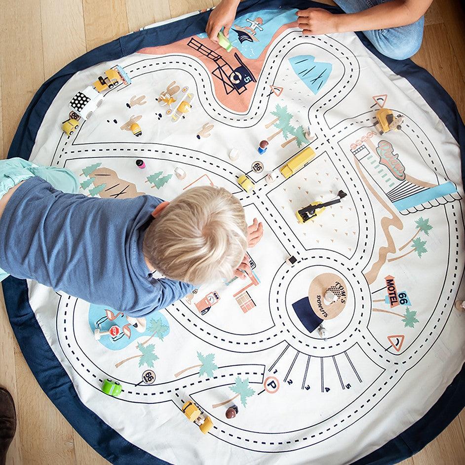 Play&Go: worek na zabawki LA Roadmap - Noski Noski