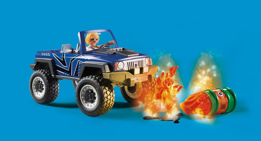 Playmobil: akcja straży pożarnej z pojazdem gaśniczym City Action - Noski Noski