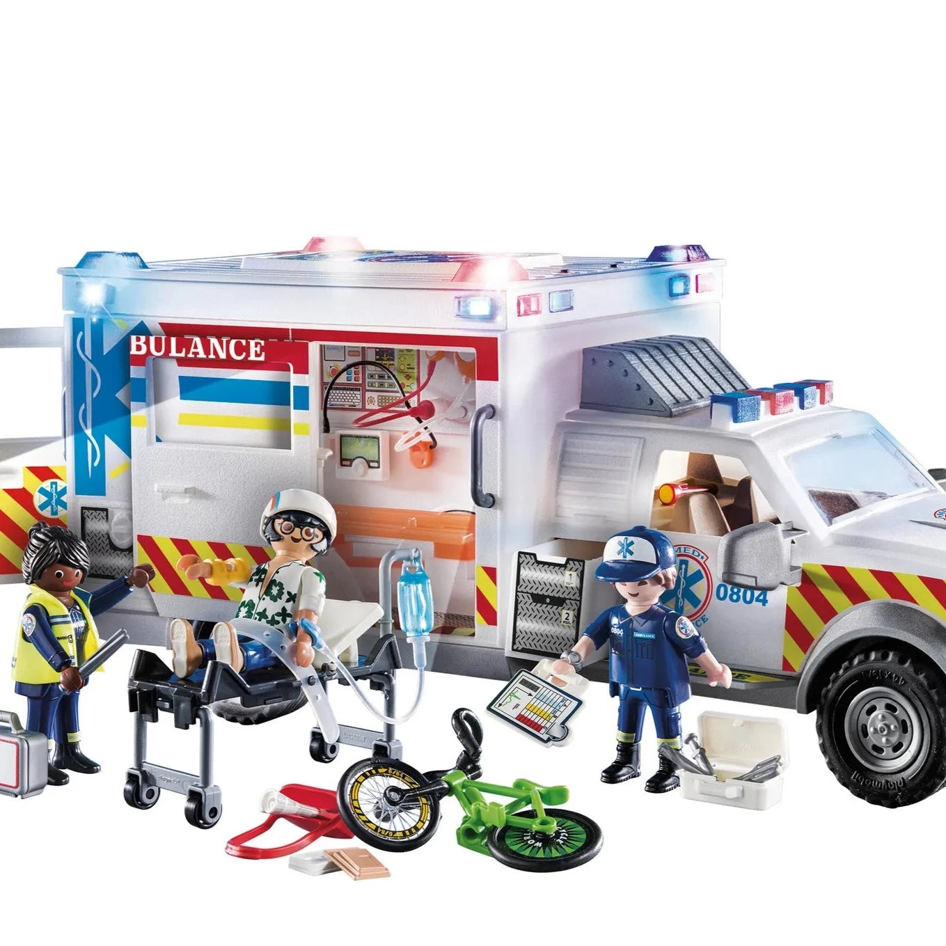 Playmobil: ambulans pogotowia ratunkowego US Ambulance City Action - Noski Noski