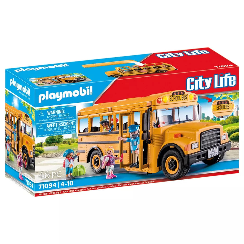 Playmobil: autobus szkolny US School Bus City Life - Noski Noski