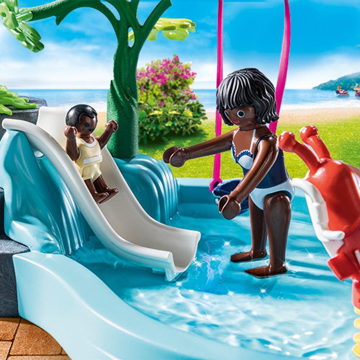 Playmobil: basen dziecięcy z wirem wodnym Family Fun - Noski Noski