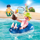 Playmobil: chłopiec z oponą do pływania efekt UV Family Fun - Noski Noski