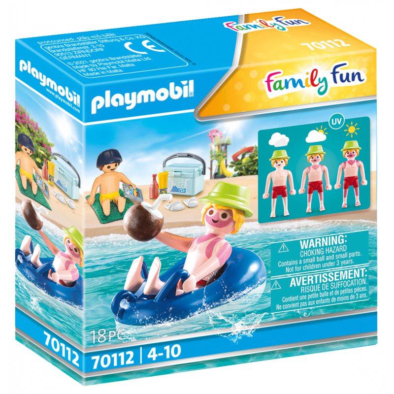 Playmobil: chłopiec z oponą do pływania efekt UV Family Fun - Noski Noski