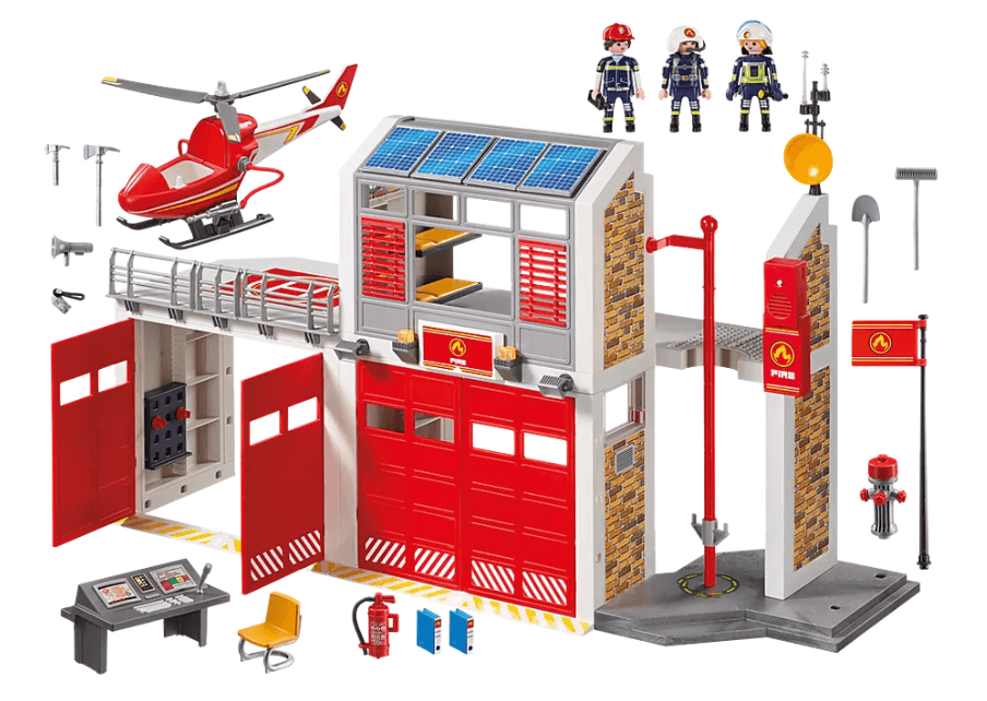 Playmobil: duża remiza strażacka City Action - Noski Noski