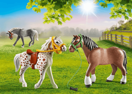 Playmobil: figurki trzy Konie - Noski Noski