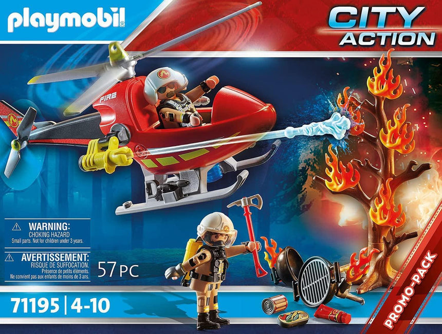 Playmobil: helikopter strażacki City Action - Noski Noski