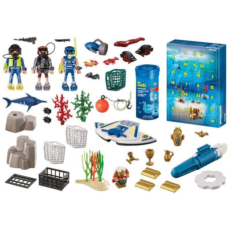 Playmobil: kalendarz adwentowy akcja nurków policyjnych City Action - Noski Noski