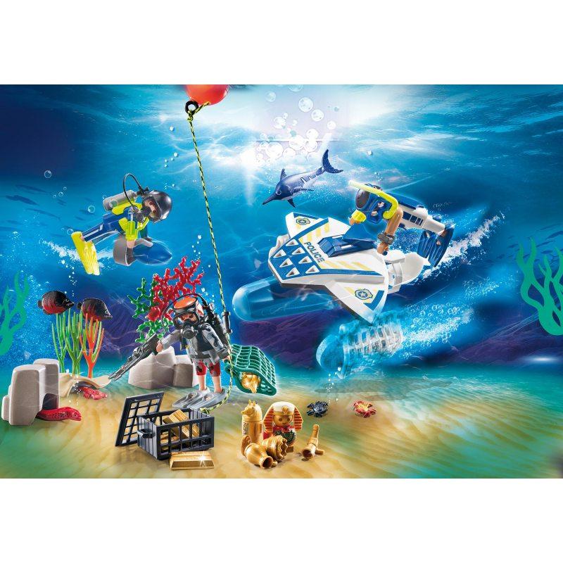 Playmobil: kalendarz adwentowy akcja nurków policyjnych City Action - Noski Noski