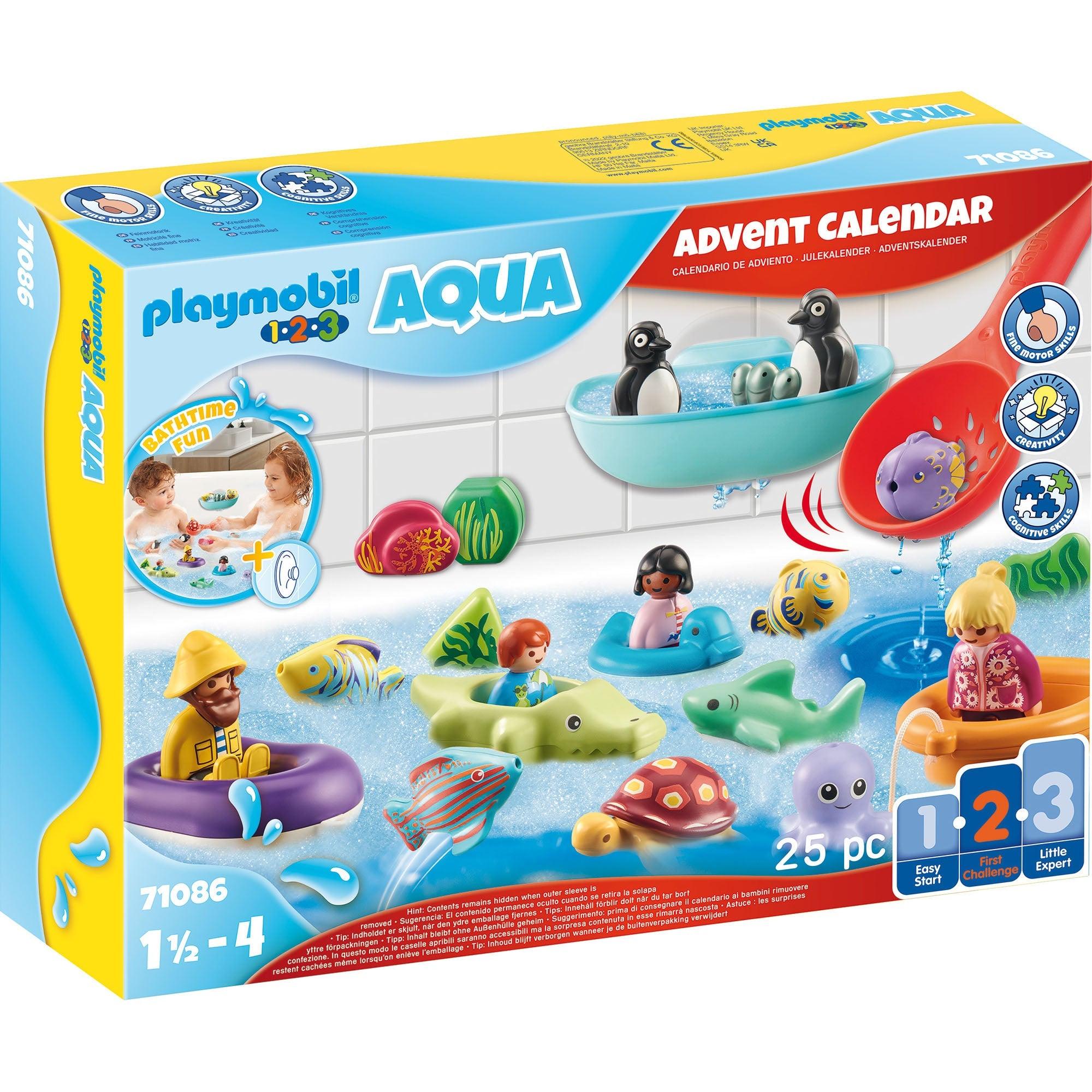 Playmobil: kalendarz adwentowy PLAYMOBIL 1.2.3 AQUA - Noski Noski
