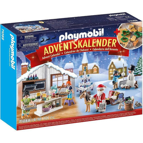 Kalendarz adwentowy Playmobil Świąteczne wypieki z 24 niespodziankami, w tym foremkami i figurkami. Idealny na święta!