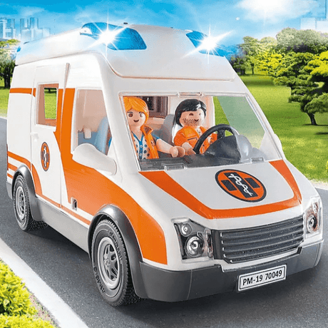 Playmobil: karetka ze światłem i dźwiękiem City Life - Noski Noski