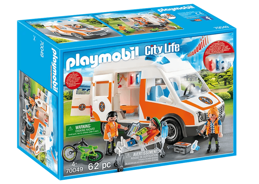 Playmobil: karetka ze światłem i dźwiękiem City Life - Noski Noski
