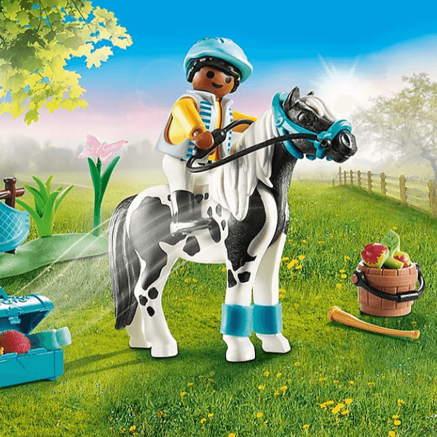 Figurka Kucyk Lewitzer Playmobil - idealny zestaw do zabawy dla małych miłośników koni.