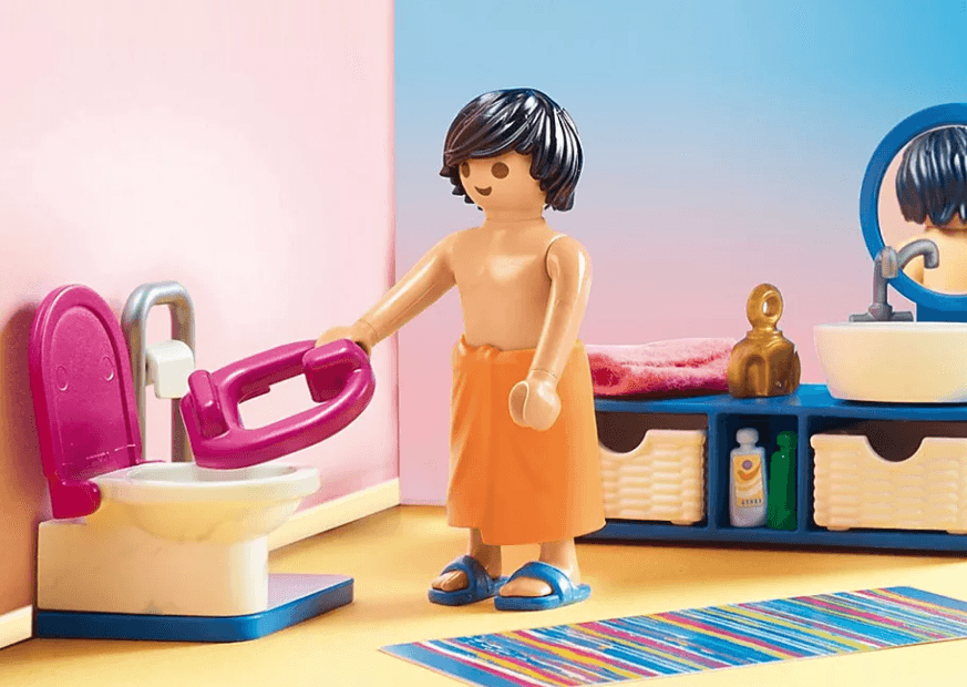 Playmobil: łazienka z wanną Dollhouse - Noski Noski