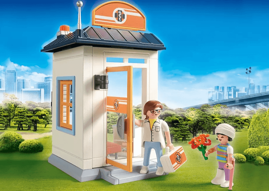 Playmobil: lekarz pediatra starter pack City Life - Noski Noski