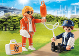 Playmobil: lekarz pogotowia i policjantka DuoPack - Noski Noski
