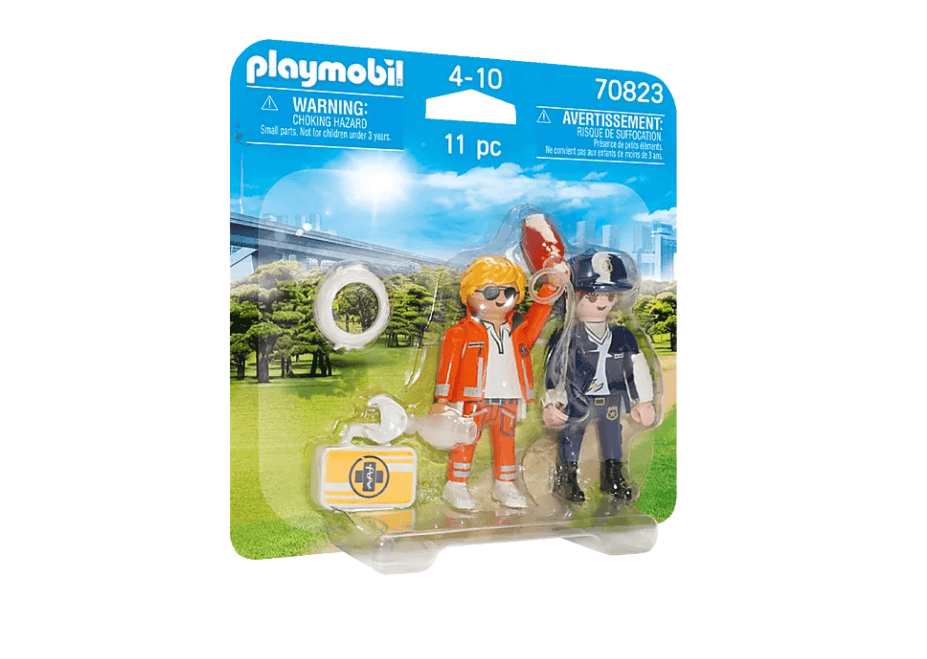 Playmobil: lekarz pogotowia i policjantka DuoPack - Noski Noski