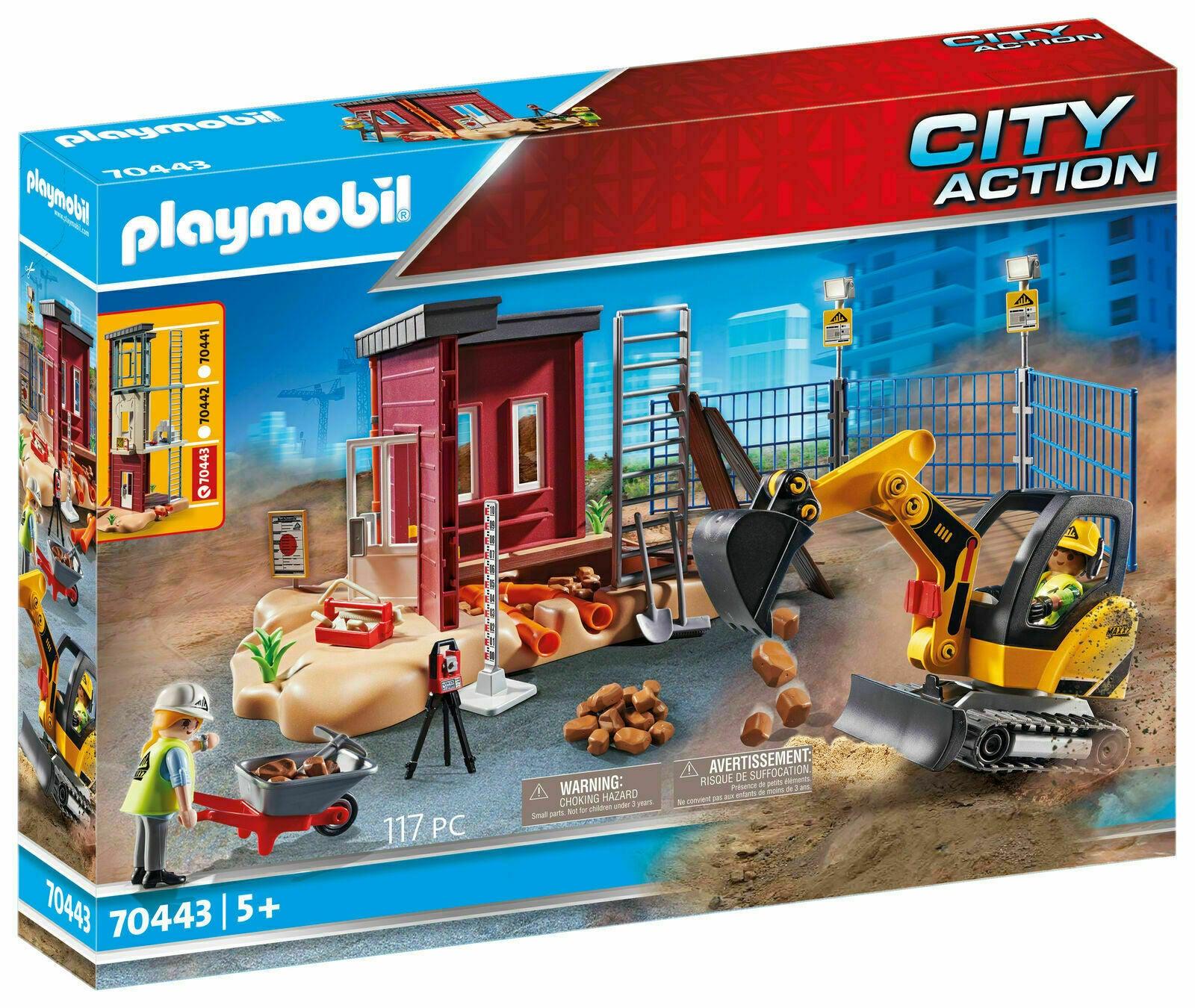 Playmobil: mała koparka z elementem konstrukcyjnym City Action - Noski Noski