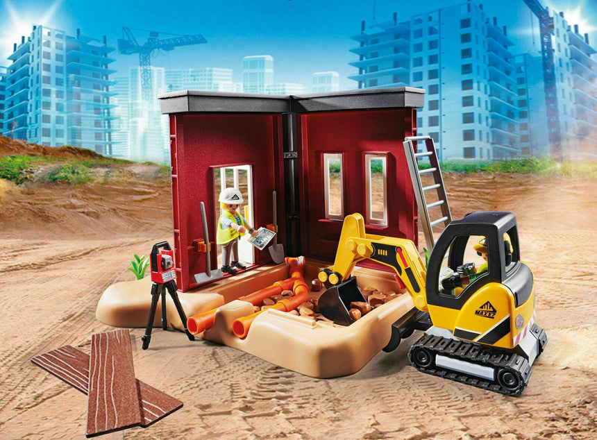 Playmobil: mała koparka z elementem konstrukcyjnym City Action - Noski Noski