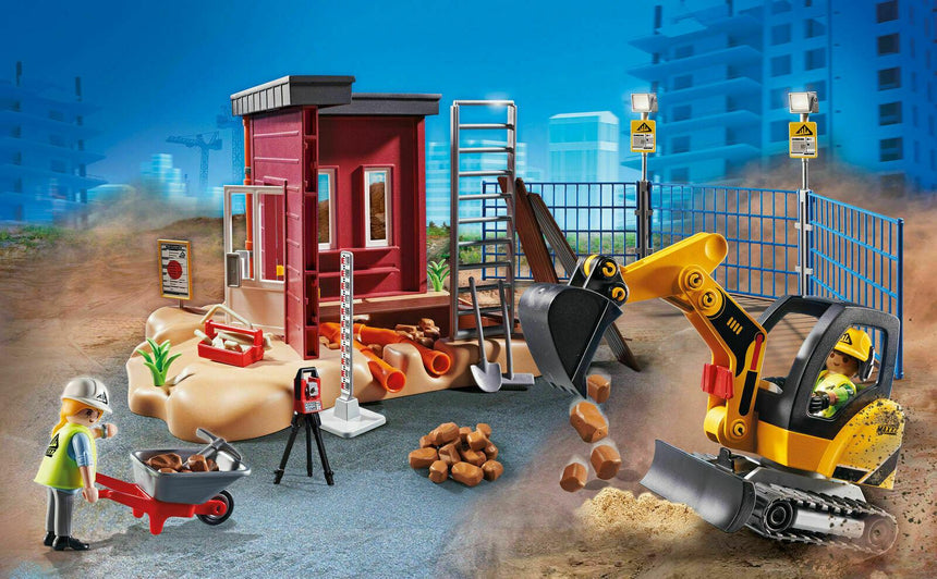 Playmobil: mała koparka z elementem konstrukcyjnym City Action - Noski Noski