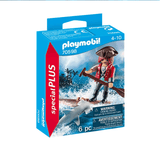 Playmobil: pirat z tratwą i rekinem młotem Special Plus - Noski Noski