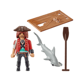 Playmobil: pirat z tratwą i rekinem młotem Special Plus - Noski Noski