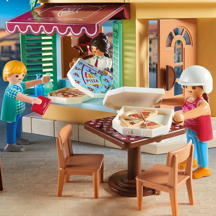 Playmobil: pizzeria z ogródkiem restauracyjnym City Life - Noski Noski