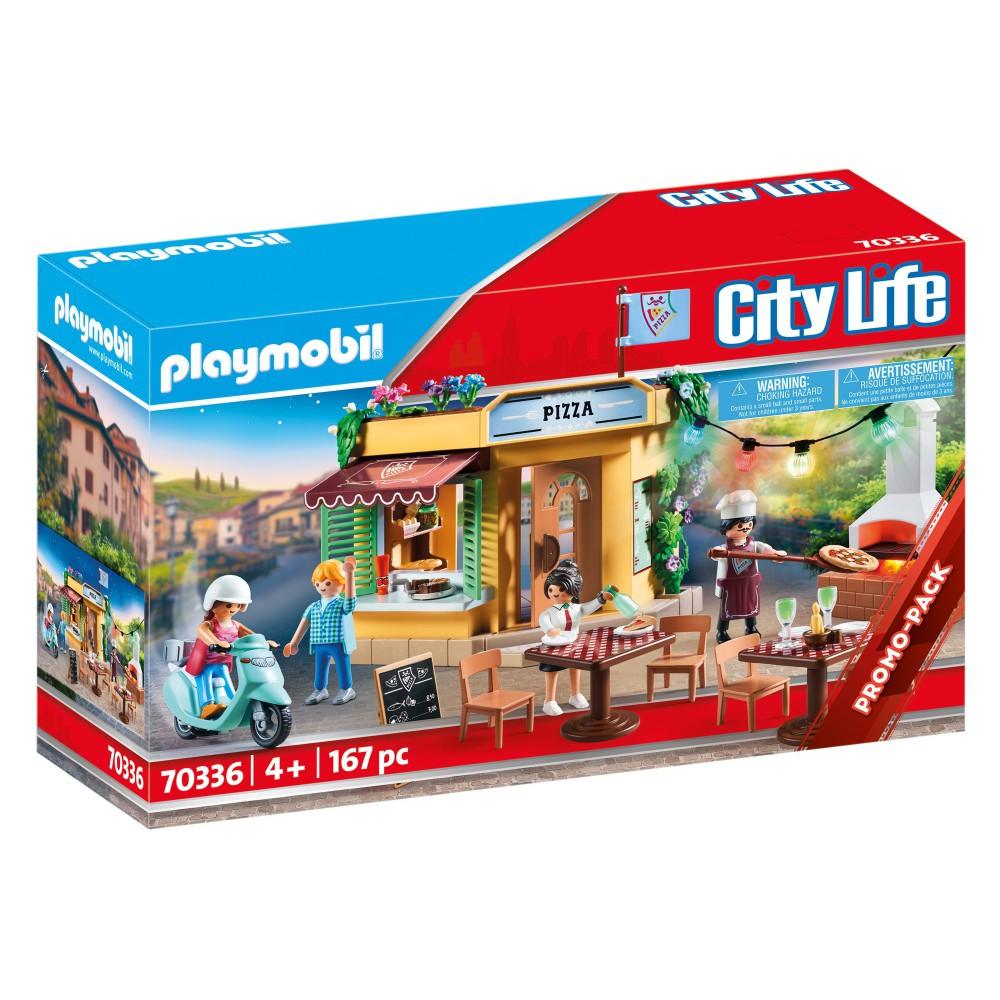 Playmobil: pizzeria z ogródkiem restauracyjnym City Life - Noski Noski