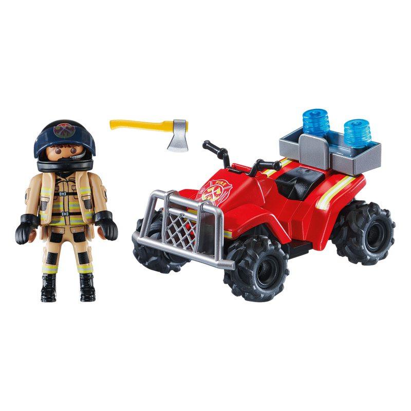 Playmobil: pojazd pożarniczy Speed Quad City Action - Noski Noski