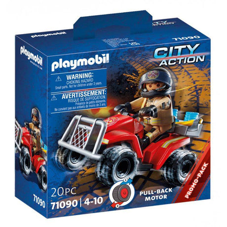Playmobil: pojazd pożarniczy Speed Quad City Action - Noski Noski