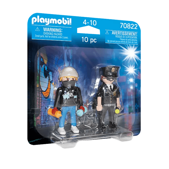 Playmobil: policjant i grafficiarz DuoPack - Noski Noski