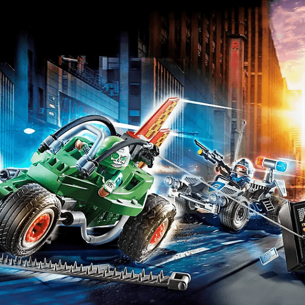 Playmobil: policyjny gokart pościg za włamywaczem City Action - Noski Noski