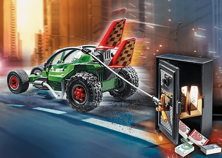 Playmobil: policyjny gokart pościg za włamywaczem City Action - Noski Noski