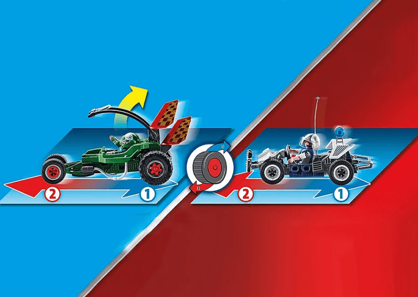 Playmobil: policyjny gokart pościg za włamywaczem City Action - Noski Noski