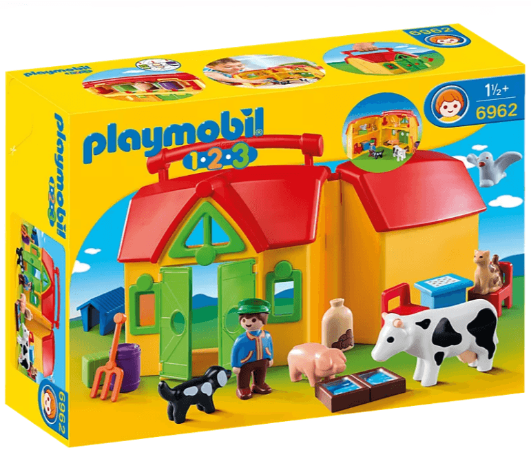 Playmobil: przenośne gospodarstwo farma 1.2.3 - Noski Noski