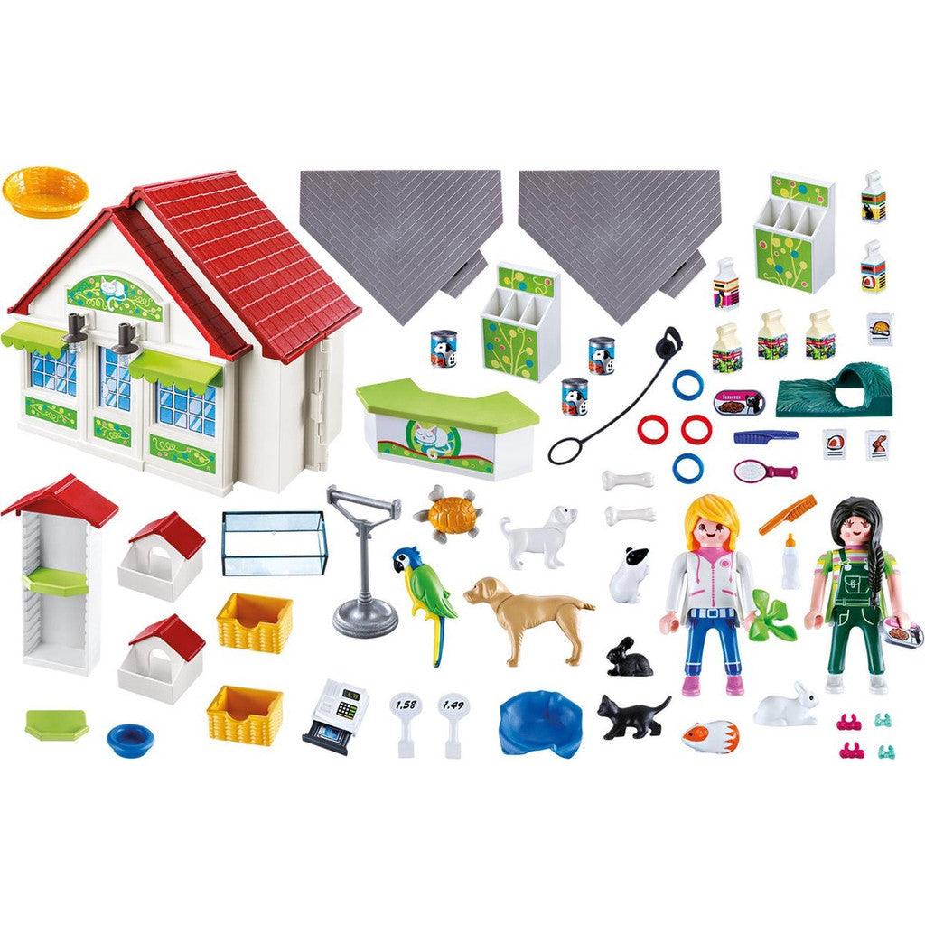 Playmobil: przenośny sklep zoologiczny City Life - Noski Noski