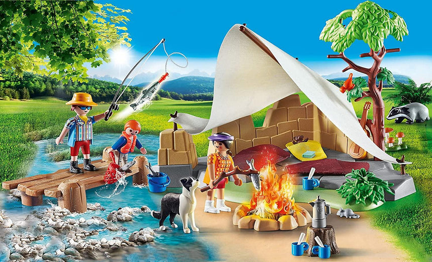 Playmobil: rodzina na kempingu Family Fun - Noski Noski