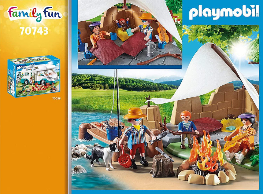 Playmobil: rodzina na kempingu Family Fun - Noski Noski