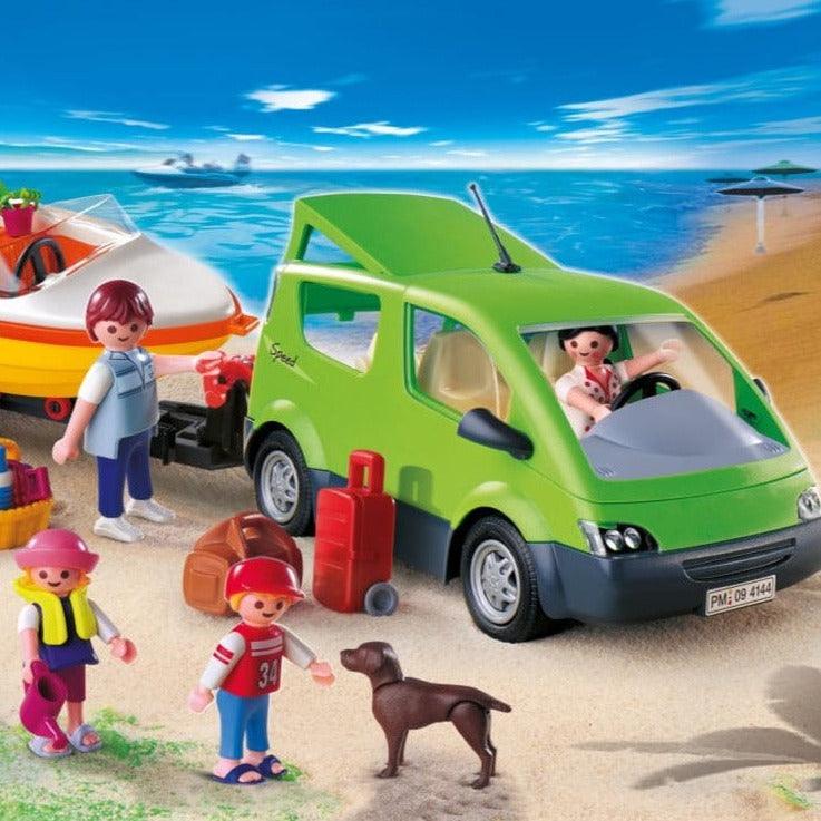 Playmobil: rodzinny van z przyczepą Family Fun - Noski Noski