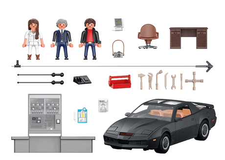 Playmobil: samochód ze światłem i dźwiękiem Knight Rider K.I.T.T - Noski Noski