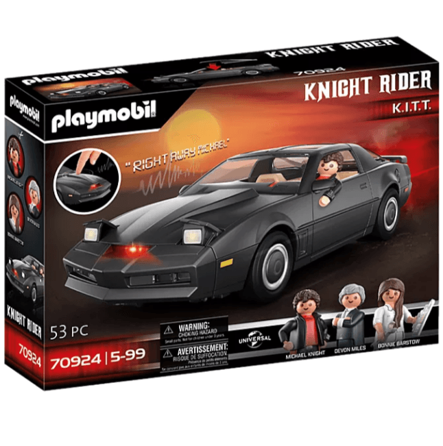 Playmobil: samochód ze światłem i dźwiękiem Knight Rider K.I.T.T - Noski Noski