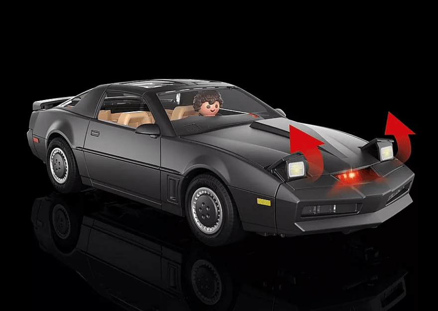 Playmobil: samochód ze światłem i dźwiękiem Knight Rider K.I.T.T - Noski Noski