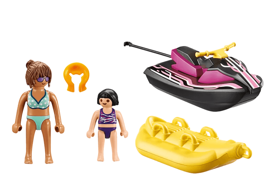 Playmobil: skuter wodny z bananową łodzią starter pack Family Fun - Noski Noski