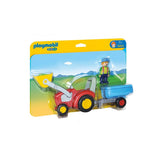 Playmobil: traktor z przyczepą 1.2.3 - Noski Noski
