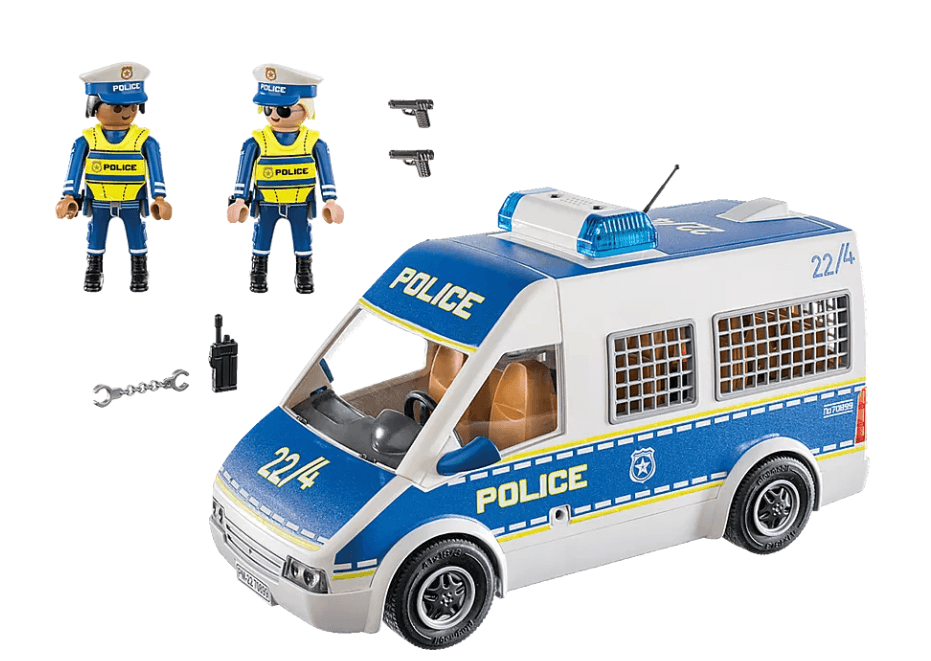 Playmobil: transporter policyjny ze światłem i dźwiękiem City Action - Noski Noski