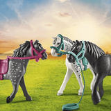 Playmobil: trzy konie: fryz, knabstrup i koń andaluzyjski - Noski Noski