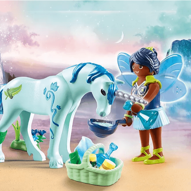 Playmobil: wróżka uzdrawiająca jednorożca Fairies - Noski Noski